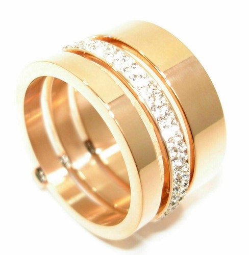 Damenring edelstahlring rose - damenring,