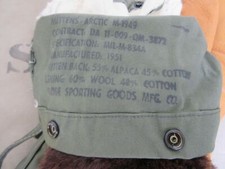 Original Vintage US Army Handschuhe Gloves Winter Fäustlinge Mittens Arctic WWII