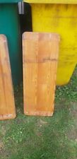  2 x KIEFER HOLZBRETT 798 x 300 x 25 mm Sitzbank Bankbrett Kanten abgerundet