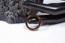 Edelstein Tigerauge Ring ca. 6cm