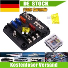 6 Weg Boot Sicherungshalter 12V~32V Auto Verteiler ATO Sicherung KFZ Sicher LKW