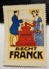 Aecht Franck - Kaffeemühle Kaffee / Reklamemarke