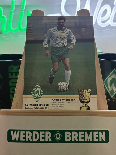 Werder bremen autogrammkarte - bremen,