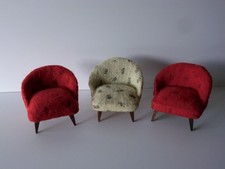 Sessel Schalensessel Wichtelmarke 60er J. Puppenstube Puppenhaus Puppenküche