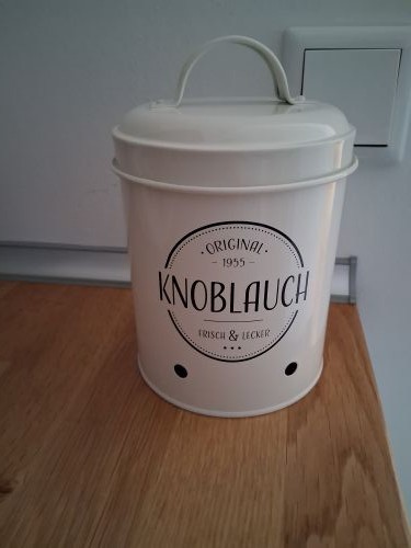 Dose knoblauch aufbewahrung - dose,