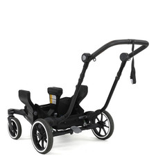 Emmaljunga NXT Twin Gestell Kinderwagen Zwillingswagen Black 3.0 2022