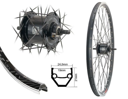 Vorderrad nabendynamo - 24",
