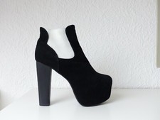 Jeffrey Campbell Lita Chelsea Steifeletten schwarz weiß Gr. 39 UK 6