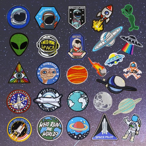 Weltraum astronaut stickerei - astronaut,