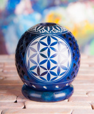 Kugelteelicht, dunkelblau