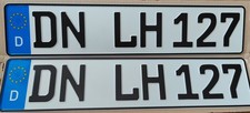 2 Kfz Kennzeichen 520x110mm DN