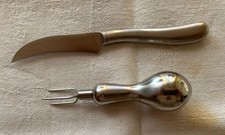 Hugo Pott Kartoffelschälmesser mit Halter, Edelstahl 18/10, gebraucht