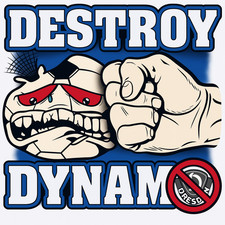 Aufkleber Anit Dynamo 25stk 98mm x 98mm