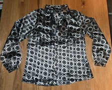 gemusterte Bluse für Damen