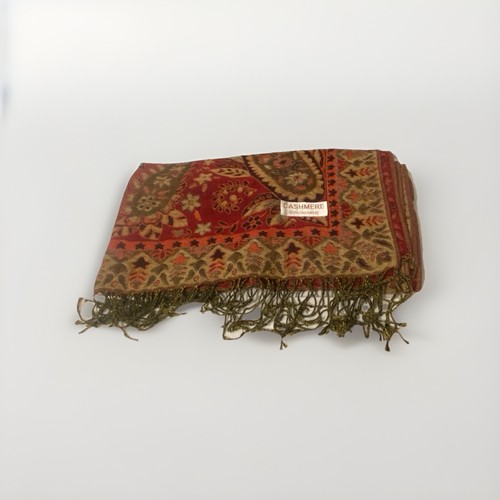 Pashmina schal dunkelrot - schal,