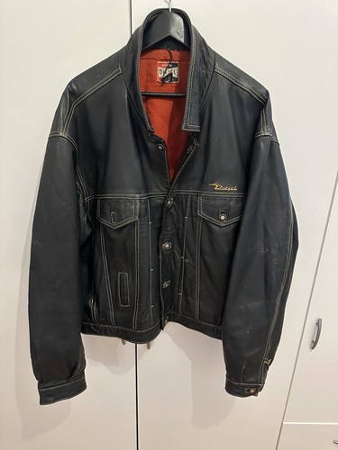 Diesel lederjacke leather - lederjacke,