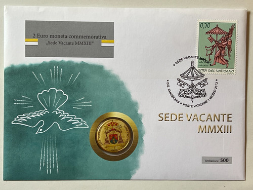 Numisbrief vatikan euro 2013 - vatikan, 2