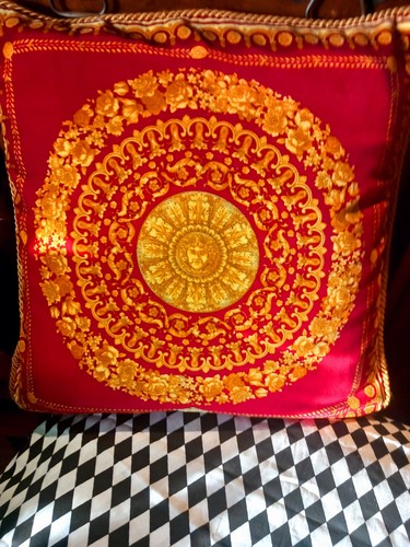 Versace kissen cushion samt - kissen,