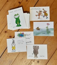  Janosch Postkarten, 100 St. gebraucht