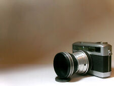 Carl Zeiss Jena Werra 1E schwarz beledert mit Prestor RVS Verschluß getestet OK