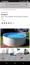 stahlwandpool mit sandfilteranlage für Haus und Garten 3.00x1.20 Zustand 