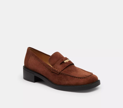 Coach loafer wildleder - loafer,
