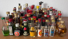Vintage Miniatur-Spirituosen
