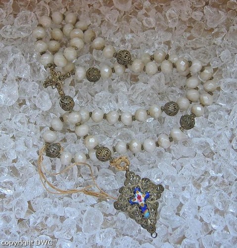 Silberrosenkranz mit