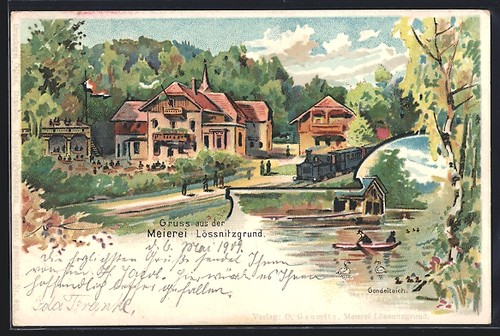 Lithographie radebeul meierei - lithographie,