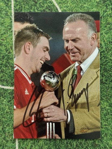 Lahm rummenigge signiert - lahm, +