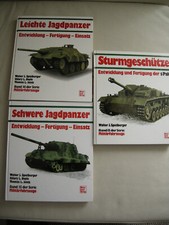 3 Bücher: Sturmgeschütze, Leichte Jagdpanzer, Schwere Jagdpanzer