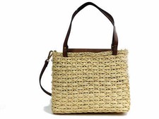 MARCO TOZZI Korbtasche beige