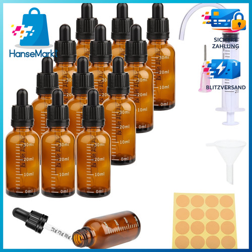 Pipettenflasche 30ml braunglas - 30ml,