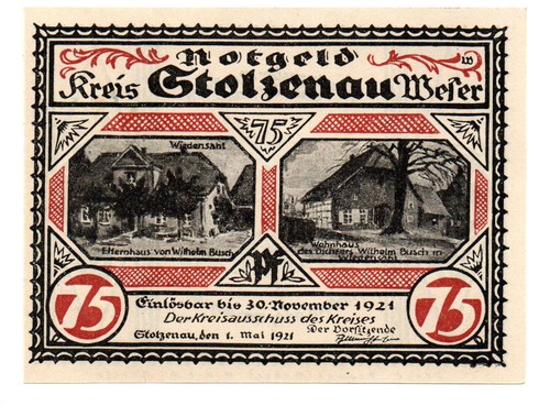 Notgeld kreis stolzenau - notgeld,