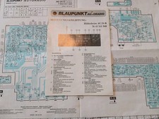 Bedienungsanleitung und Schaltplan Autoradio Blaupunkt Hildesheim