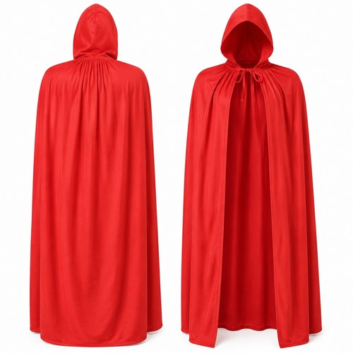 Roter umhang mit - roter,