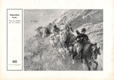 Tscherkessen-Beute - Theodor Rocholl - 1912 - Historischer Kunstdruck ~20x28cm