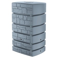 Regentonne 500l eckig grau