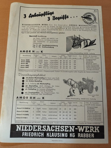 Klausing anbaupflüge prospekt - klausing,