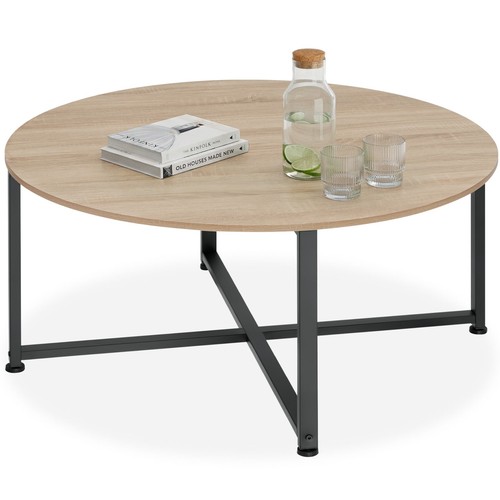 Couchtisch holz metall - couchtisch,
