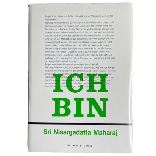 Ich bin sri nisargadatta - ich,