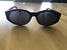 Gianni Versace Mod. 455 Col. 852 Vintage Sonnenbrille schwarze Gläser