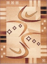 Designer Teppich Modern Rot