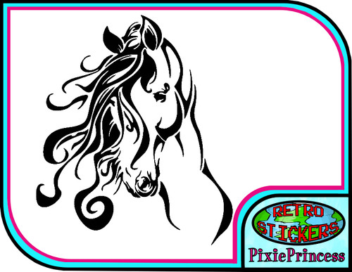 Reiten pferde vinyl - pferde,