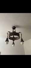 Jugendstil Metall Deckenlampe
