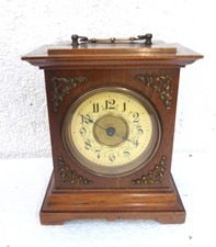 antike Tischuhr ,Kaminuhr, und Wecker, um 1900, Junghans, Spieluhr