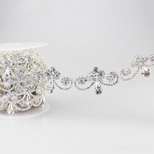 0.9m Luxus Kristall Kette