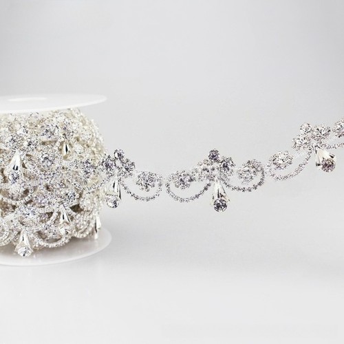 Luxus kristall kette - 0.9m,