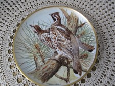 Sammelteller Vogelmotiv Haselhuhn - Franklin Porcelain “Gamebirds Of The World”