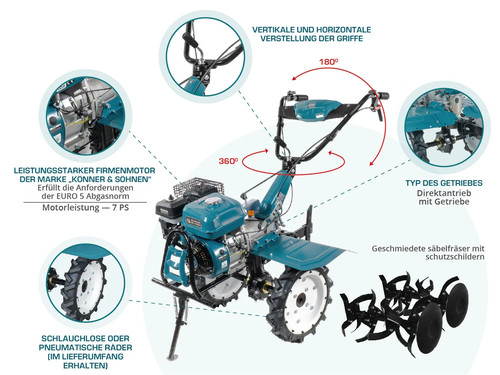 Könner söhnen 7hp 1050g - &, 7hp-1050g